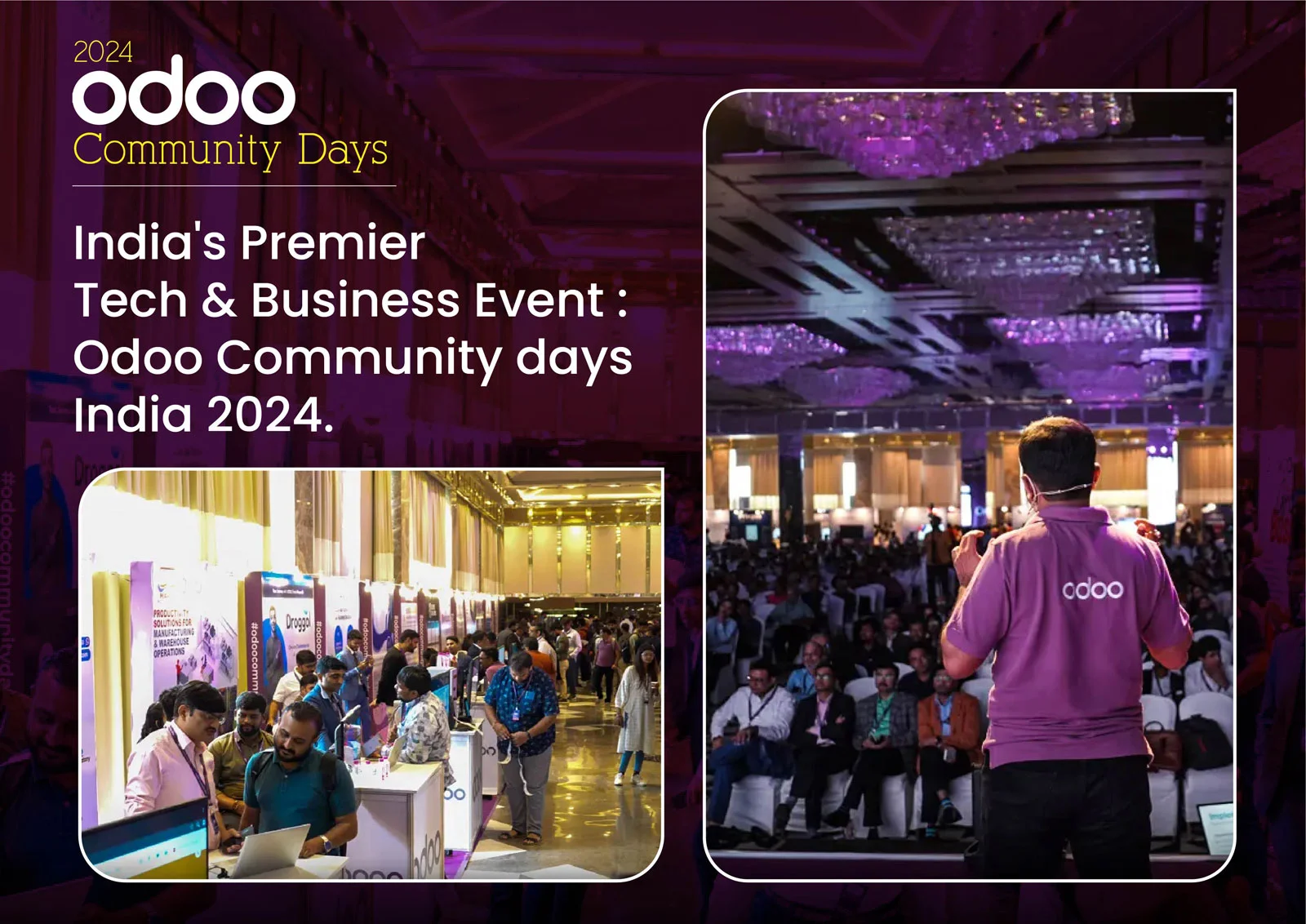 India's Premier Tech & Business Event:Odoo Community days India 2024