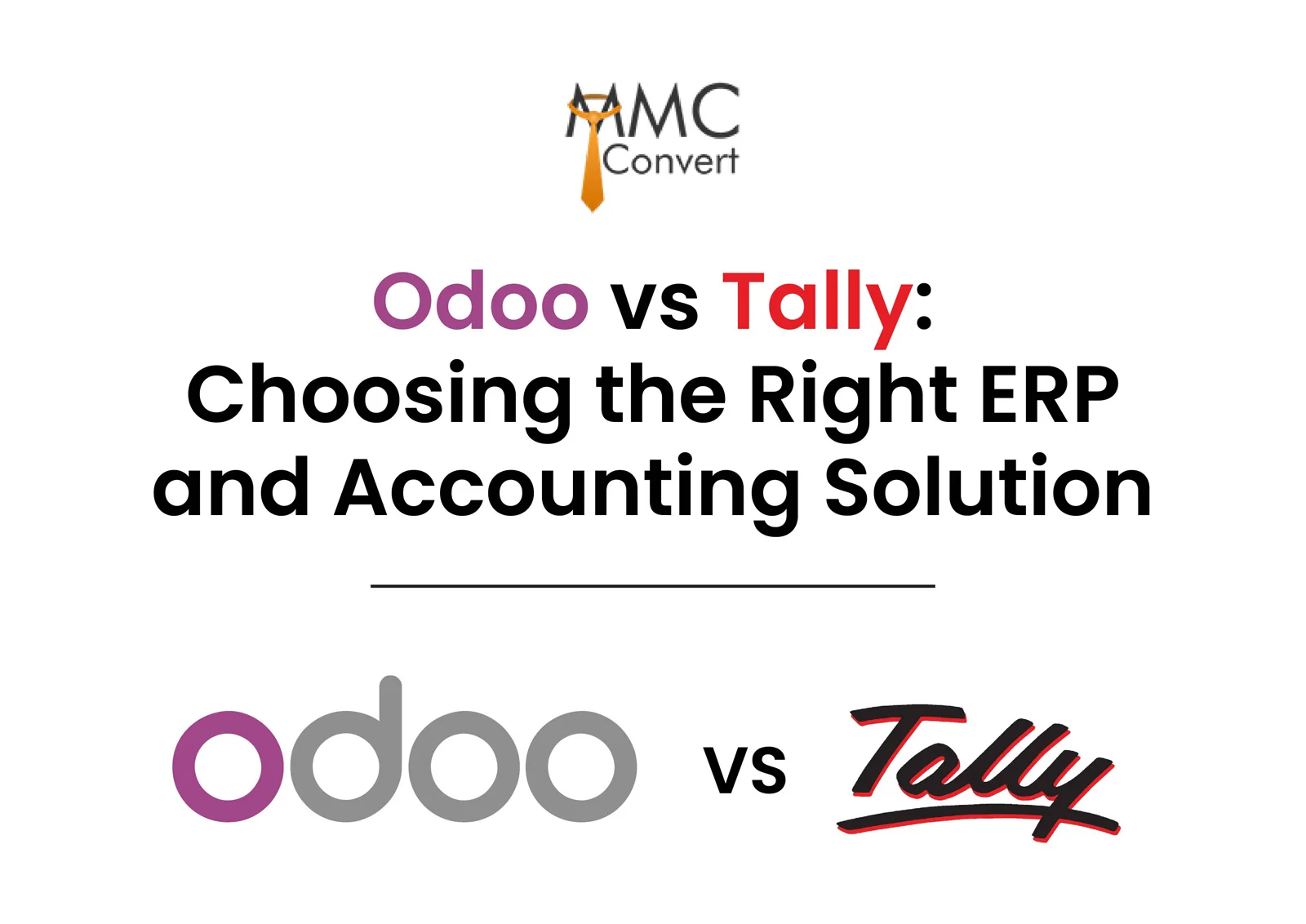 Odoo vs Tally: Choosing the Right ERP and Accounting Solution